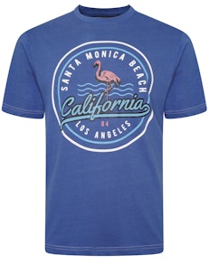 KAM Santa Monica T-Shirt Marineblau